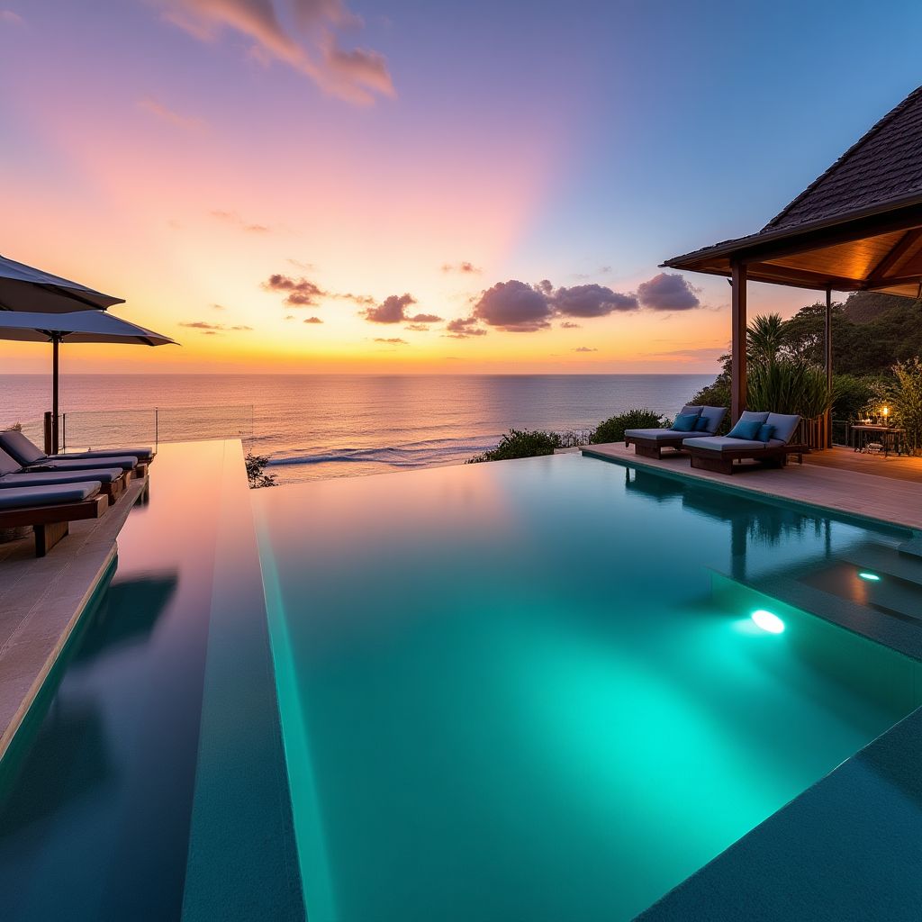 Luxury beachfront resort in Queensland