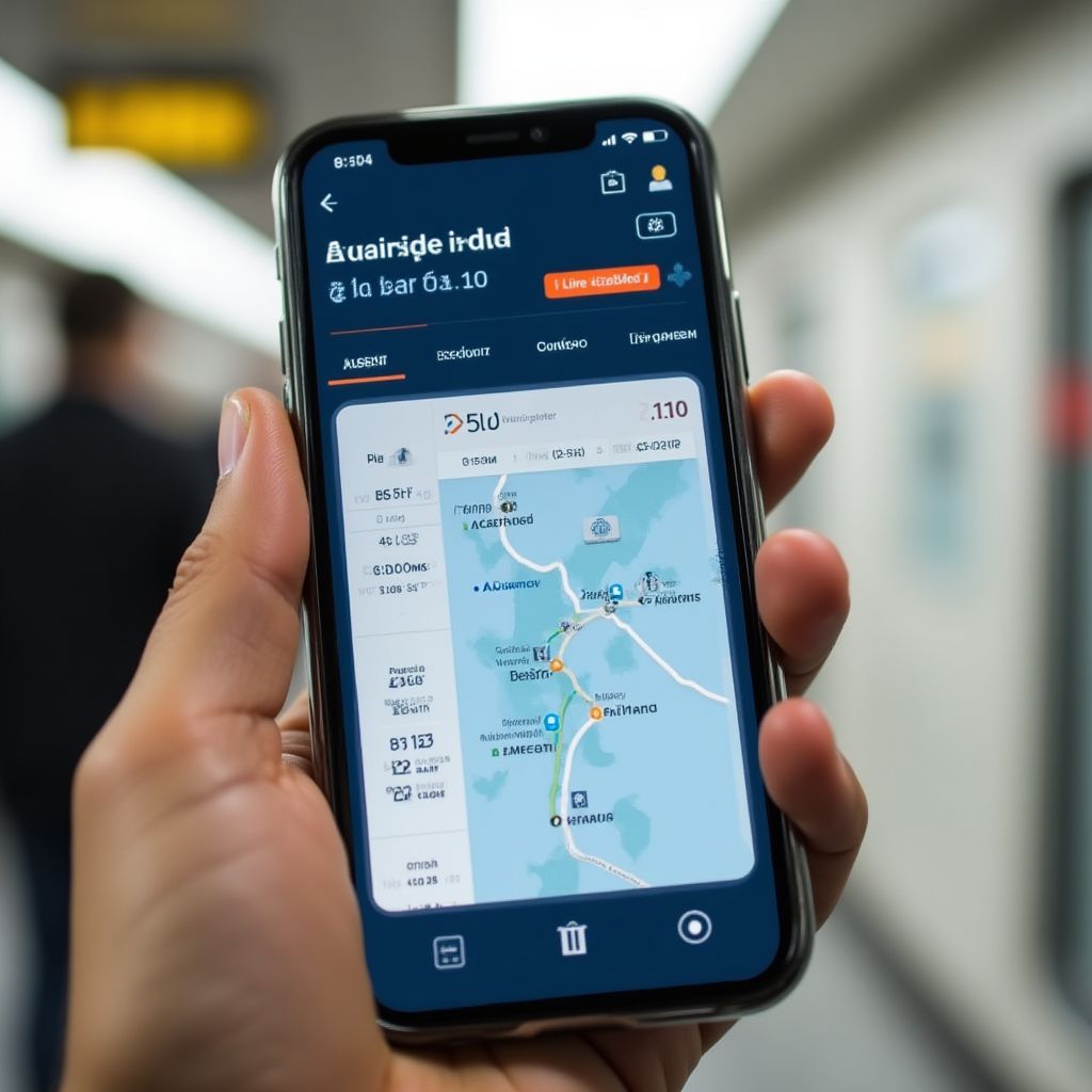 Interactive public transport app for Australian cities