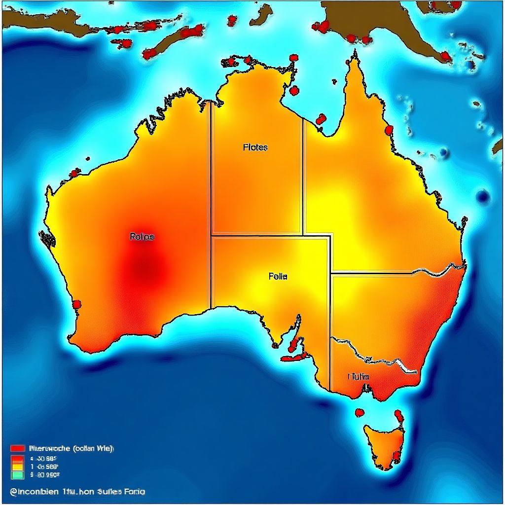 Australian weather radar map